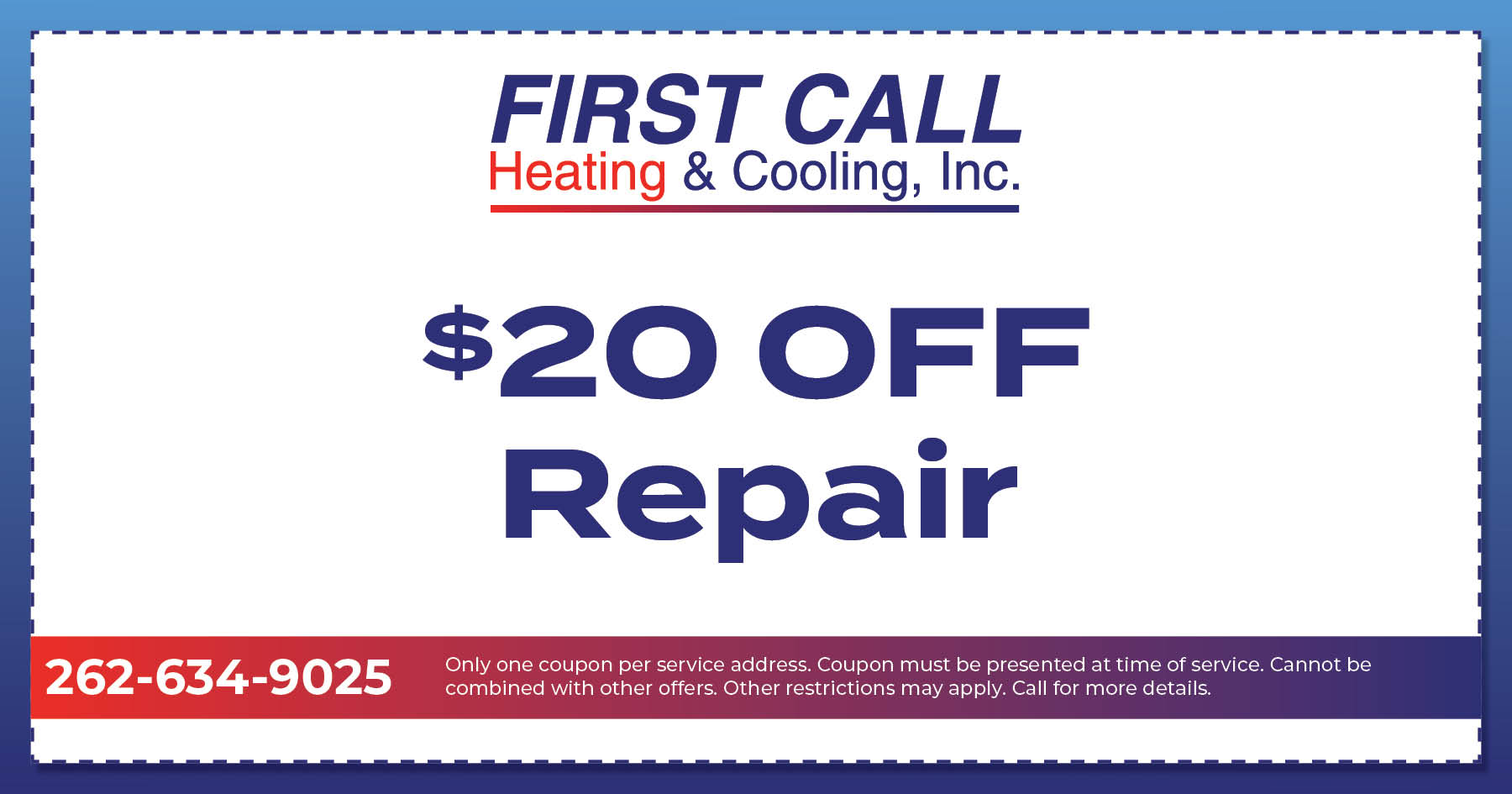 $20 off Repair.